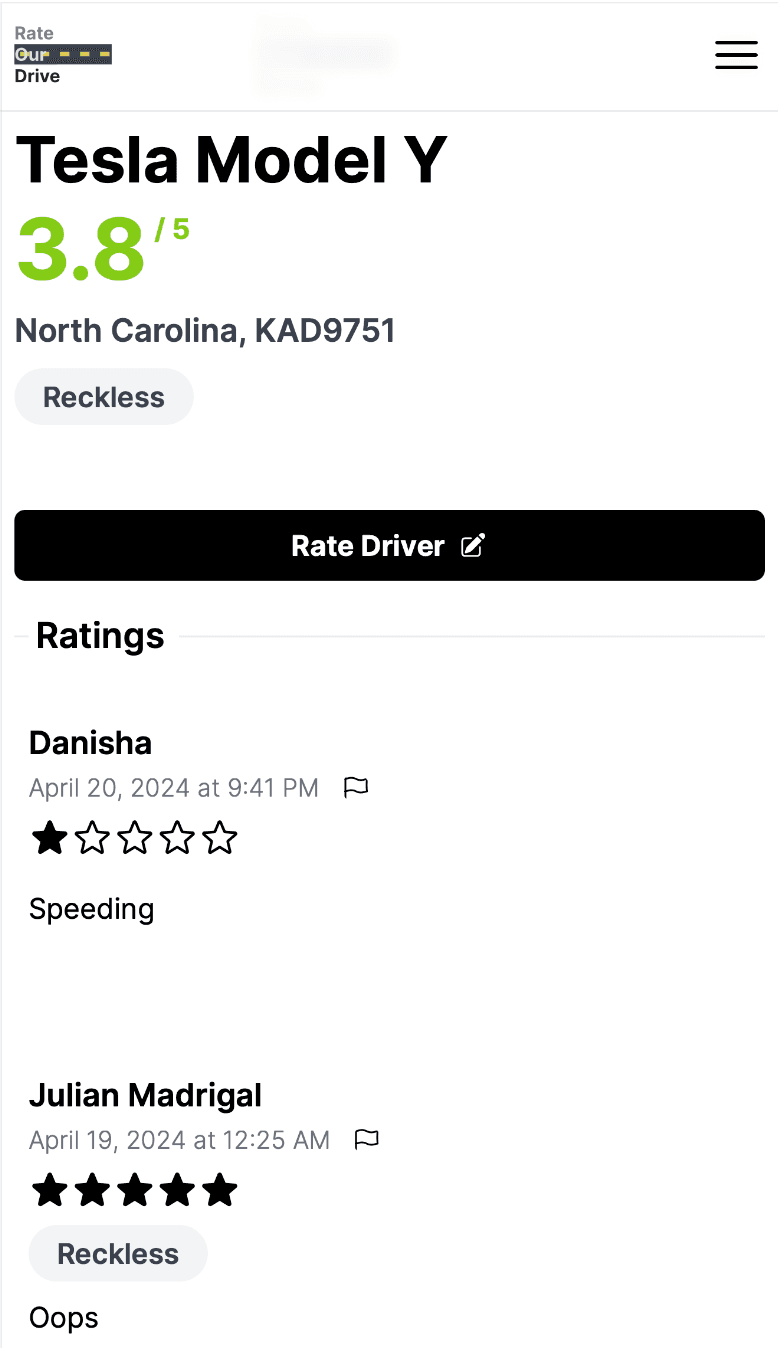 Rate our Drive Mobile Snapshot
